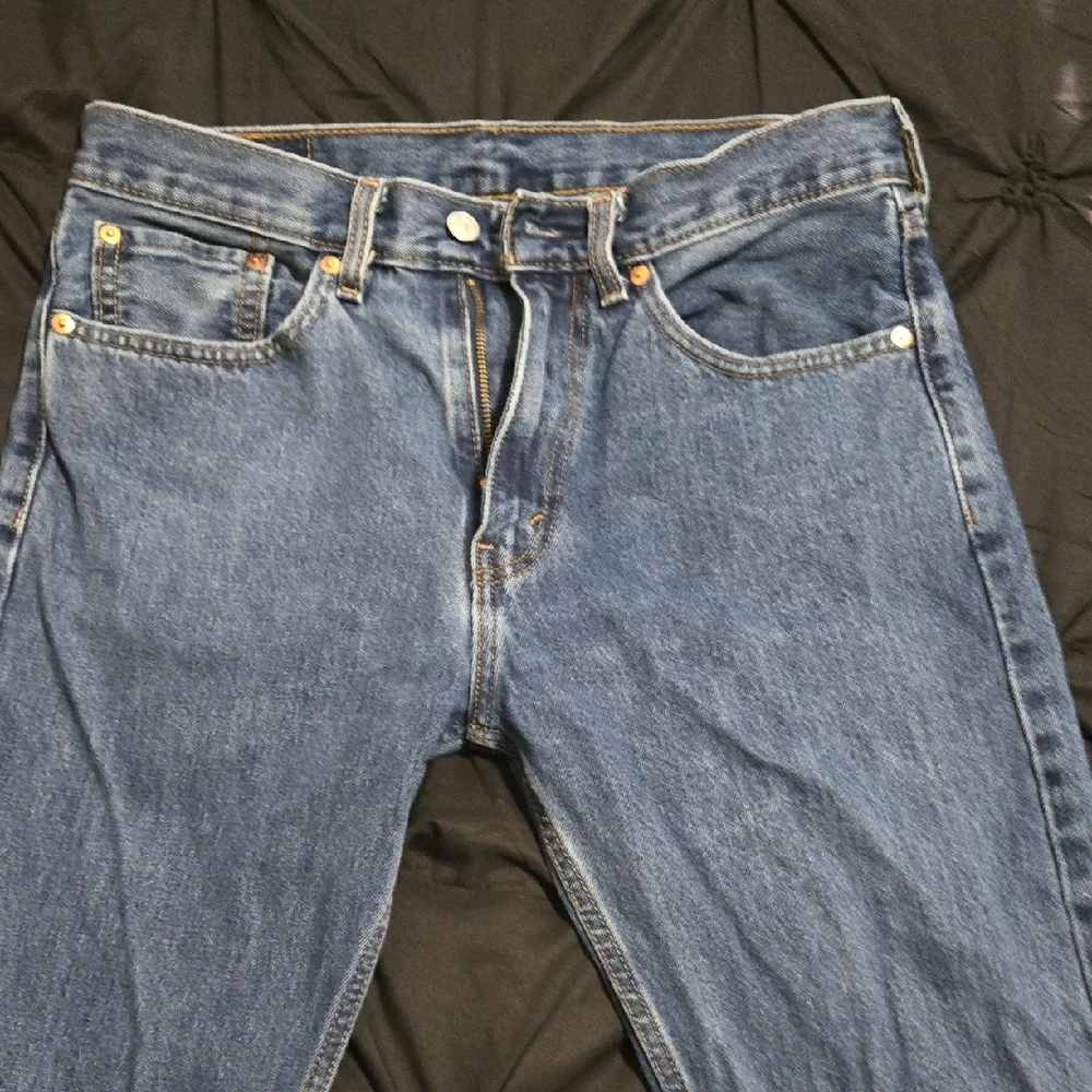 Levi's 505 Classic Straight Blue Jeans - Picture 4 of 4